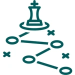 Customized strategy icon.