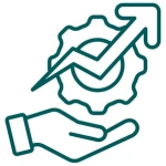 Increased efficiency icon.