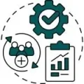 Reduce administration burden icon.