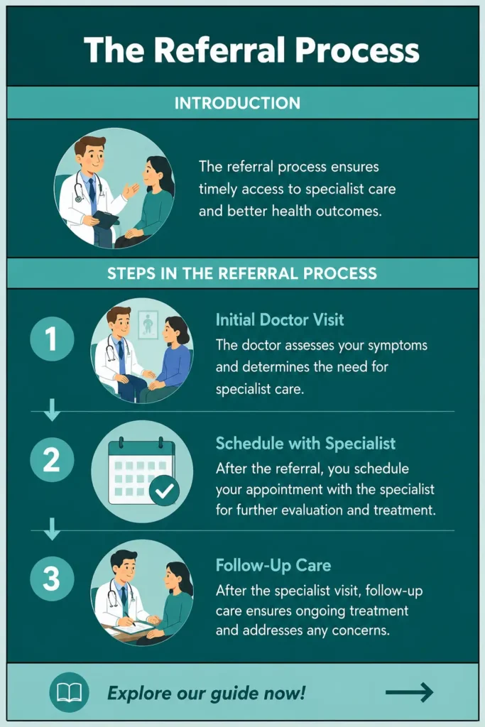 The step-by-step referral process