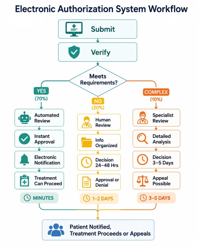 Electronic Authorization System Workflow