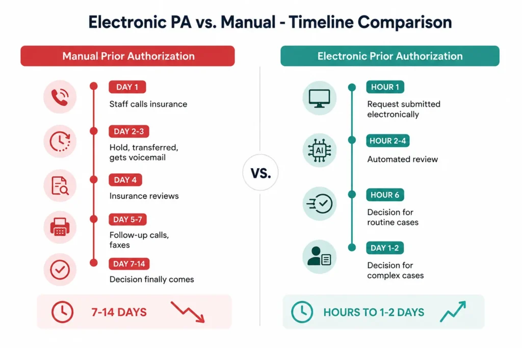 Electronic PA vs Manual