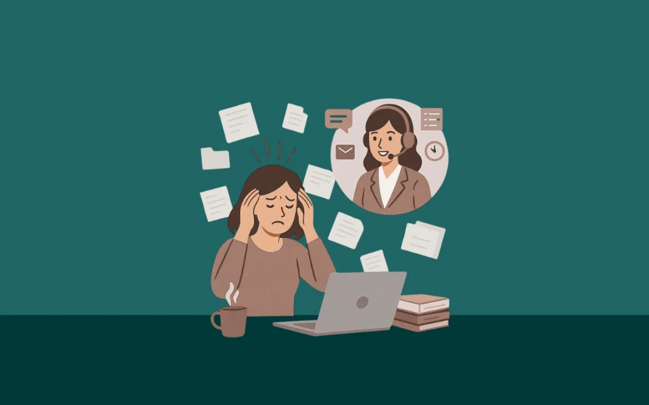 How Virtual Assistants Reduce Admin Burnout 