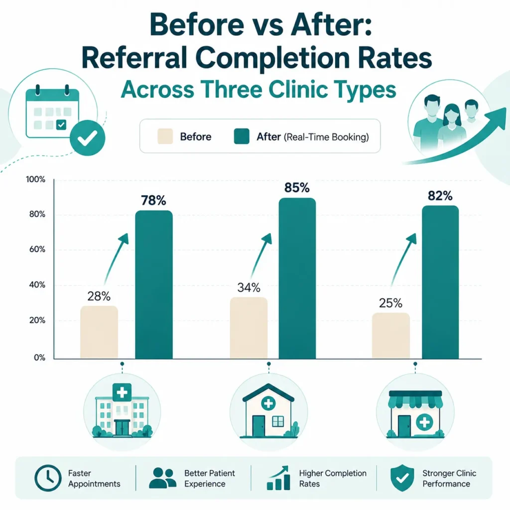 Before vs After referral completion