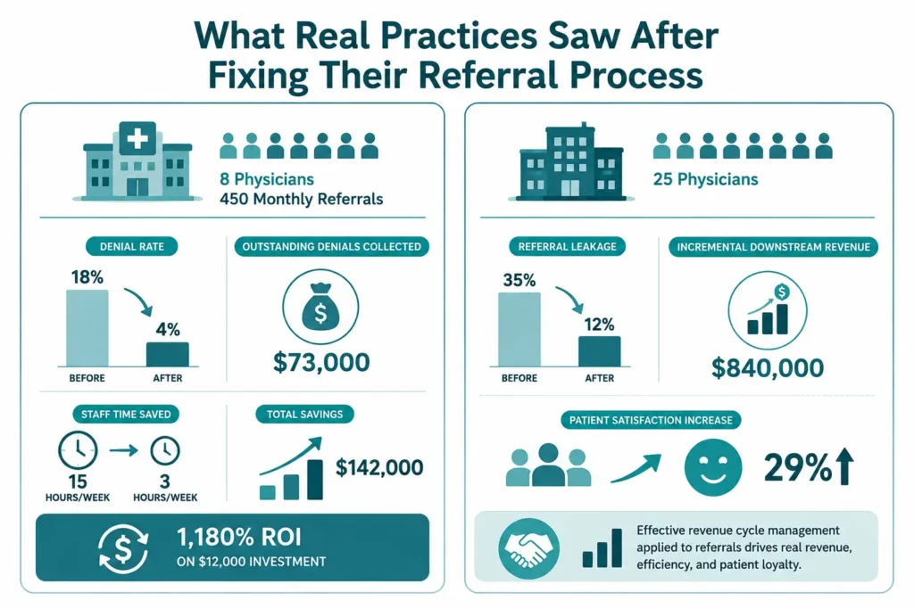 Healthcare referral process improvements