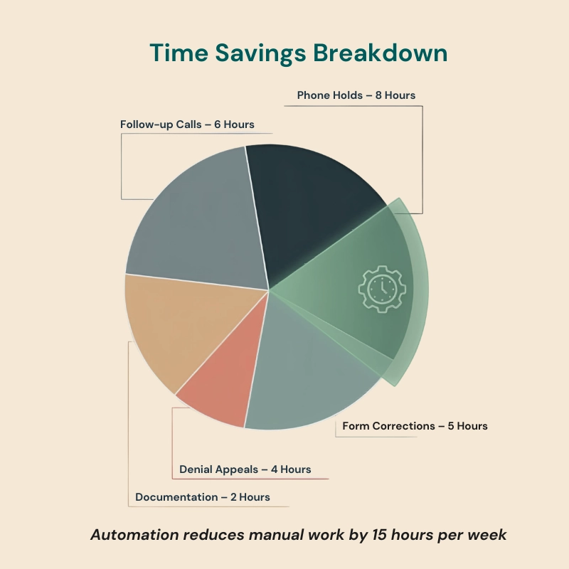 Time Saving Breakdown for the Healthcare Practices on Prior Authorization Management in Texas