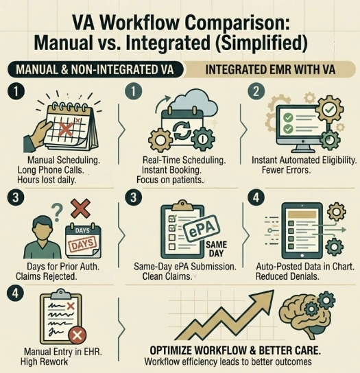 Integrated EMR with VA comparision