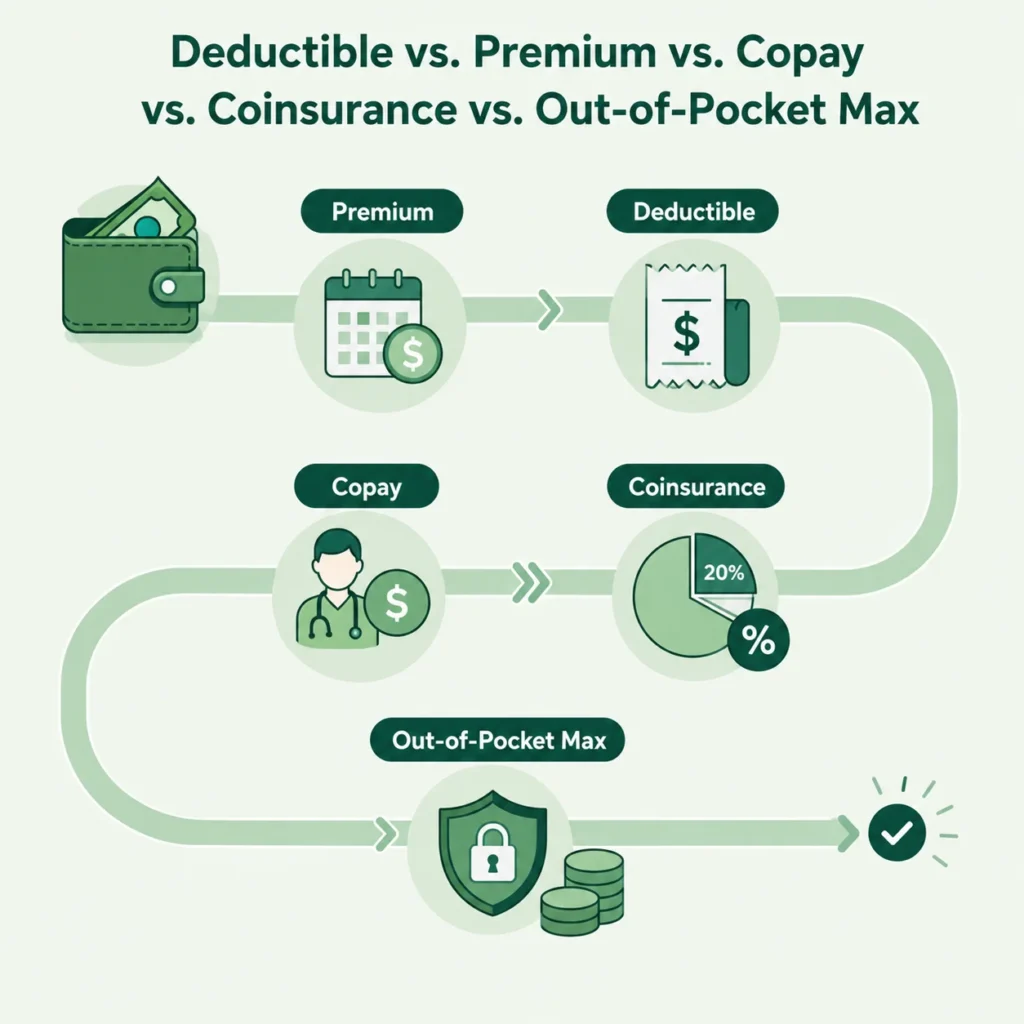 Insurance cost terms comparison