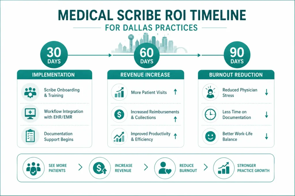Medical Scribe ROI Timeline